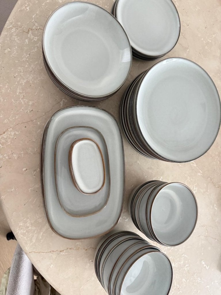 Te koop serviesset borden IKEA, Huis en Inrichting, Keuken | Servies, Ophalen, IKEA, Zo goed als nieuw, Bord(en)