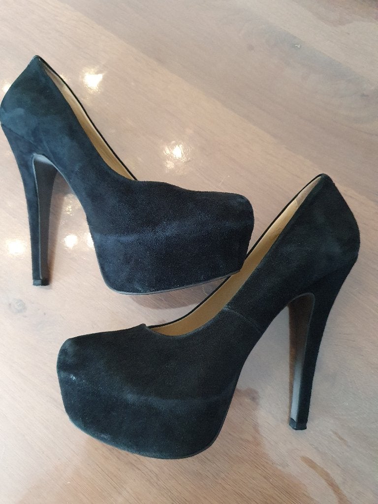Plateau stiletto's, Kleding | Dames, Supertrash, Verzenden, Zwart, Schoenen met hoge hakken