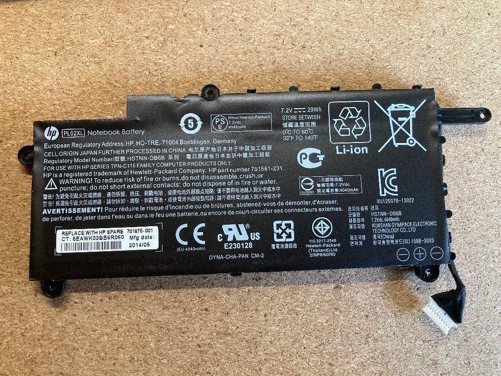 accu HP-laptop, Ophalen of Verzenden, Gebruikt