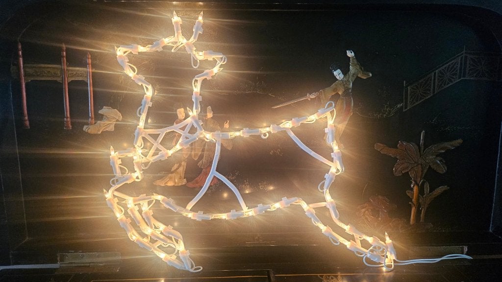 4x DAZZLER * KERSTVERLICHTING * INDOOR * 48 x 42 cm, Ophalen of Verzenden, Gebruikt