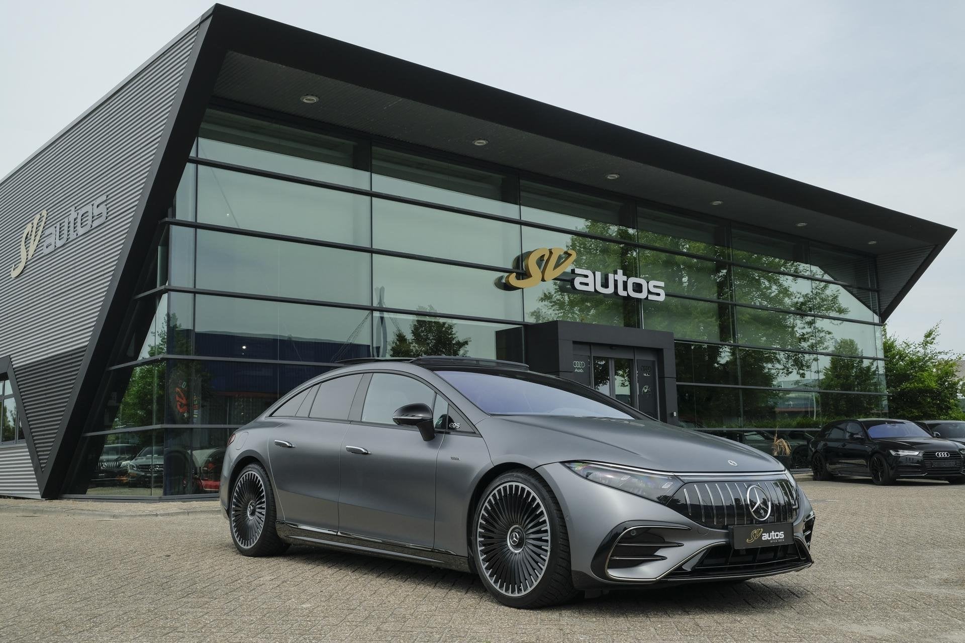 Mercedes-Benz EQS 53 AMG 761pk Dynamic *BTW* Keramisch Rear, Automaat, Gebruikt, 137 €/maand, Parkeerassistent