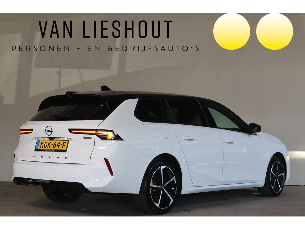 Opel Astra Sports Tourer 1.6 Hybrid GS Line 191pk 360 Cam I, Auto's, Opel, Gebruikt, Euro 6, 4 cilinders, 181 pk
