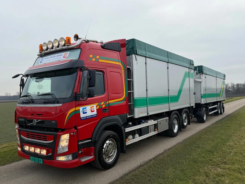 Volvo FM 450 COMBI -6x2- NL truck- Kipper- TOP CONDITION- Eu, Auto's, Vrachtwagens, Automaat, Euro 6, Origineel Nederlands, Bedrijf
