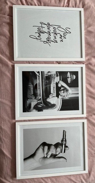 drie leuke ingelijst Desenio posters, Ophalen, Kunststof, 32 cm, 42 cm