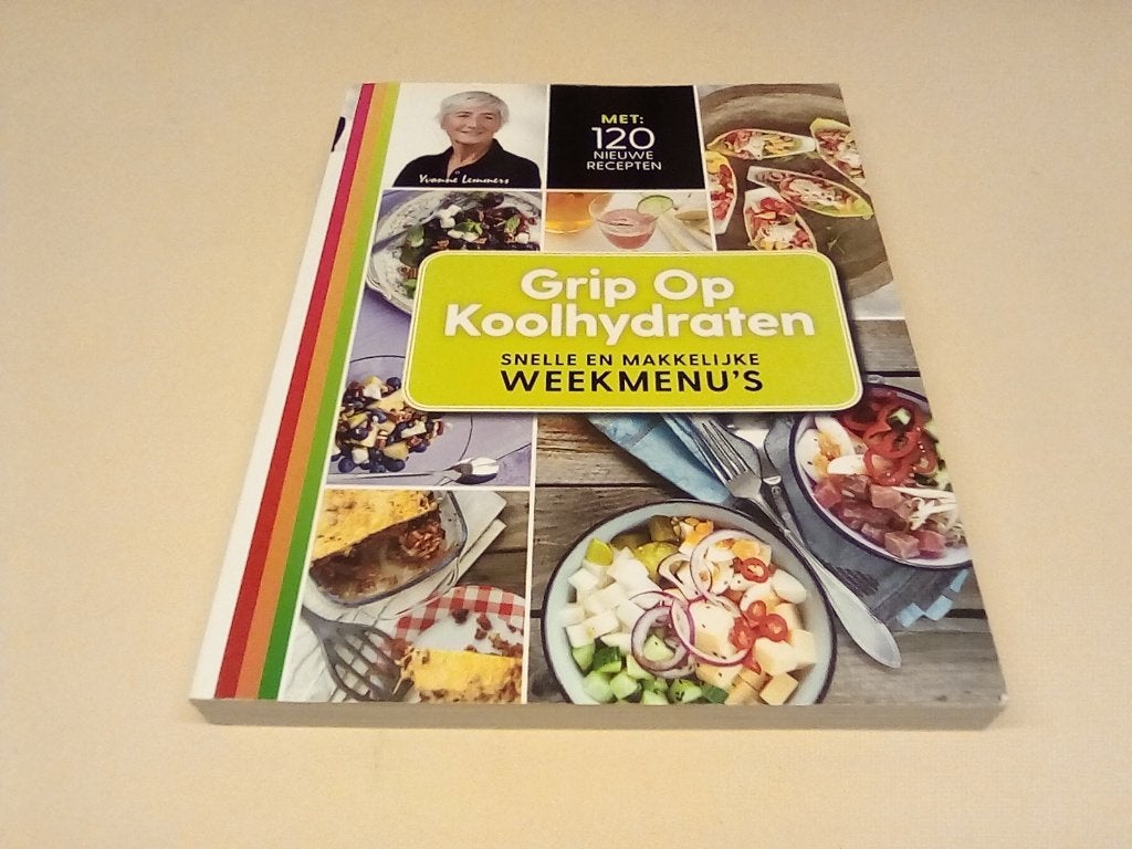Grip Op Koolhydraten: Snelle en Makkelijke Weekmenu's, Hoofdgerechten, Ophalen of Verzenden, Zo goed als nieuw, Yvonne Lemmers