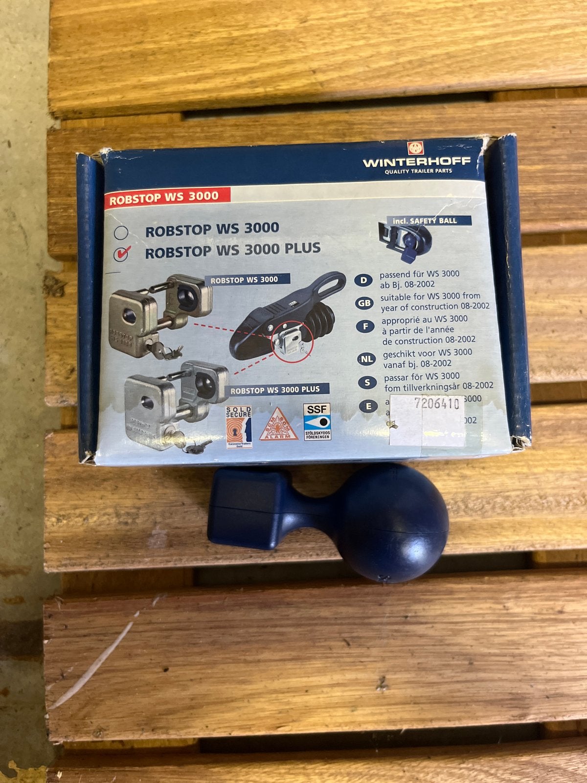 Winterhoff Robstop WS 3000 Plus Disselslot met Safety Ball, Ophalen, Zo goed als nieuw