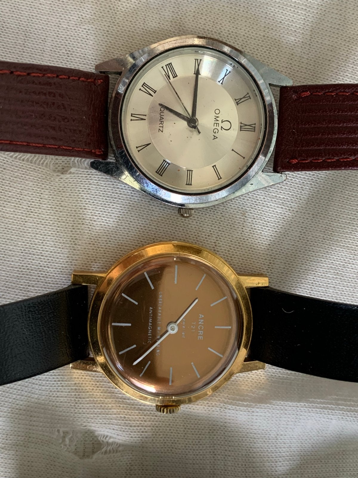 Vintage Polshorloges - Omega, Bulova, Ancre, Sekonda, Sieraden, Tassen en Uiterlijk, Horloges | Antiek, Overige materialen, Met bandje