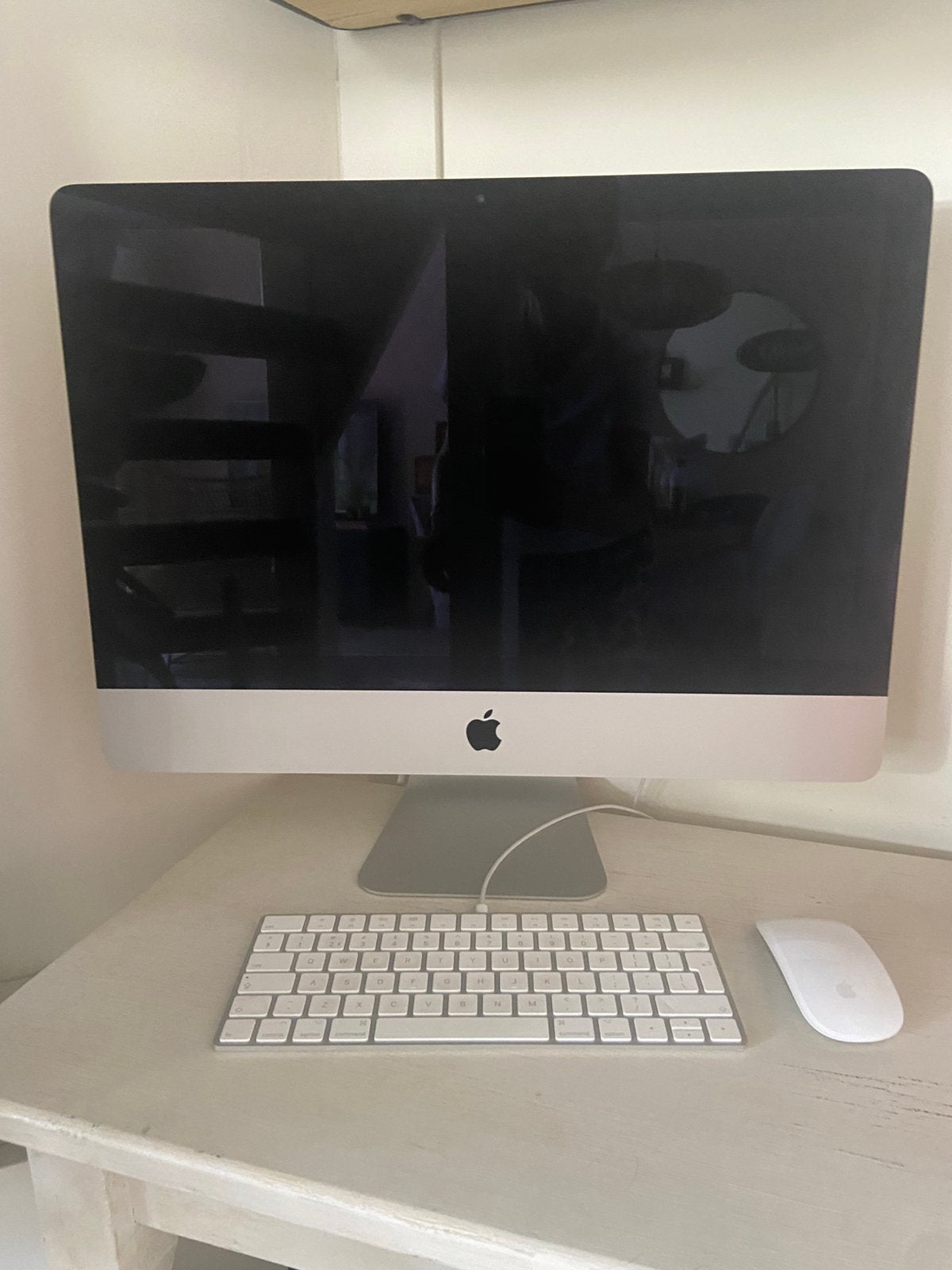 Imac 21,5 Retina 4K (2019) incl magic keyboard en mouse, Computers en Software, Apple Desktops, Ophalen, Gebruikt, IMac, 21,5