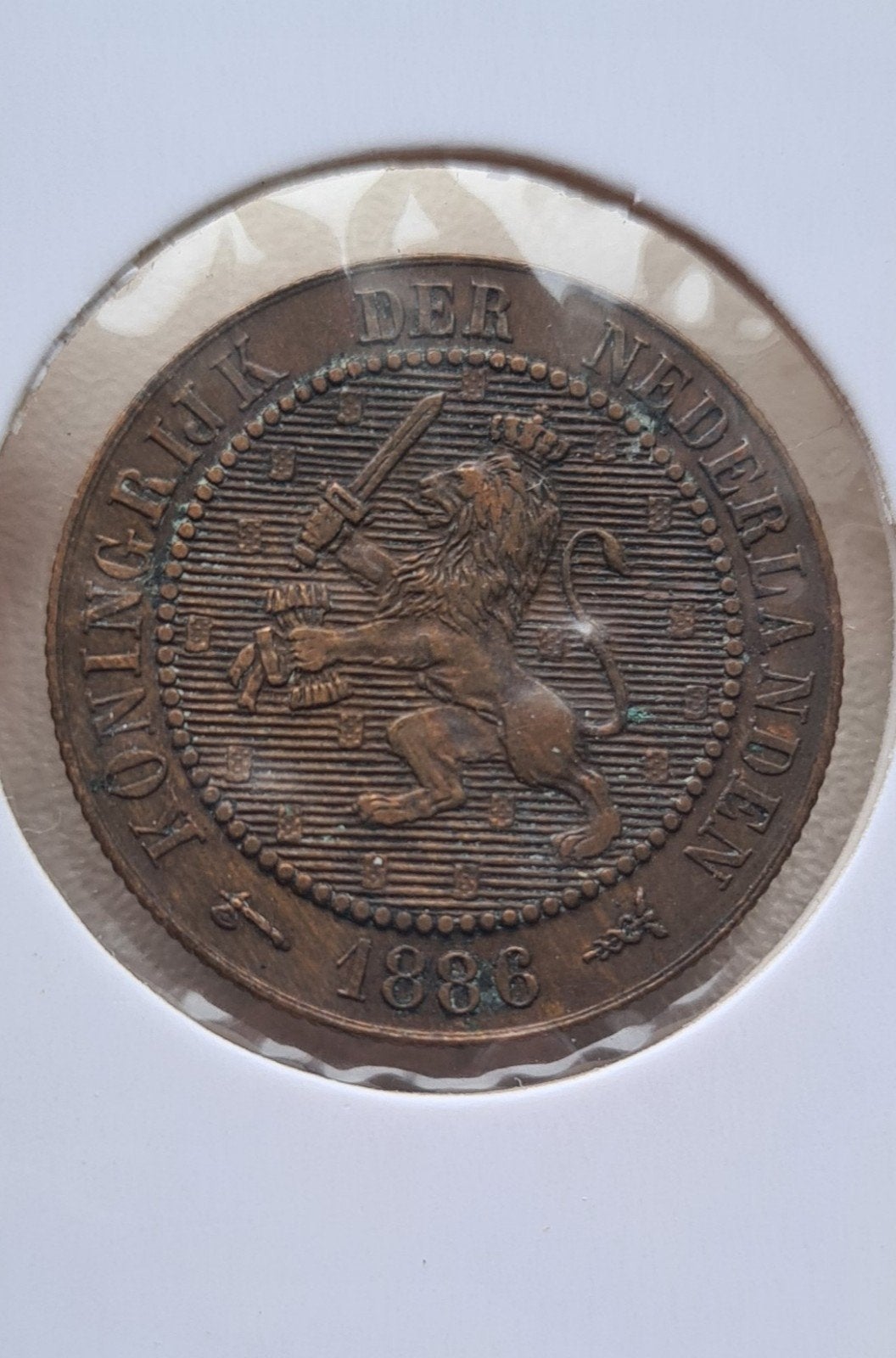 2 1/2 cent 1886 #1, Ophalen of Verzenden, Koning Willem III, Overige waardes, Losse munt