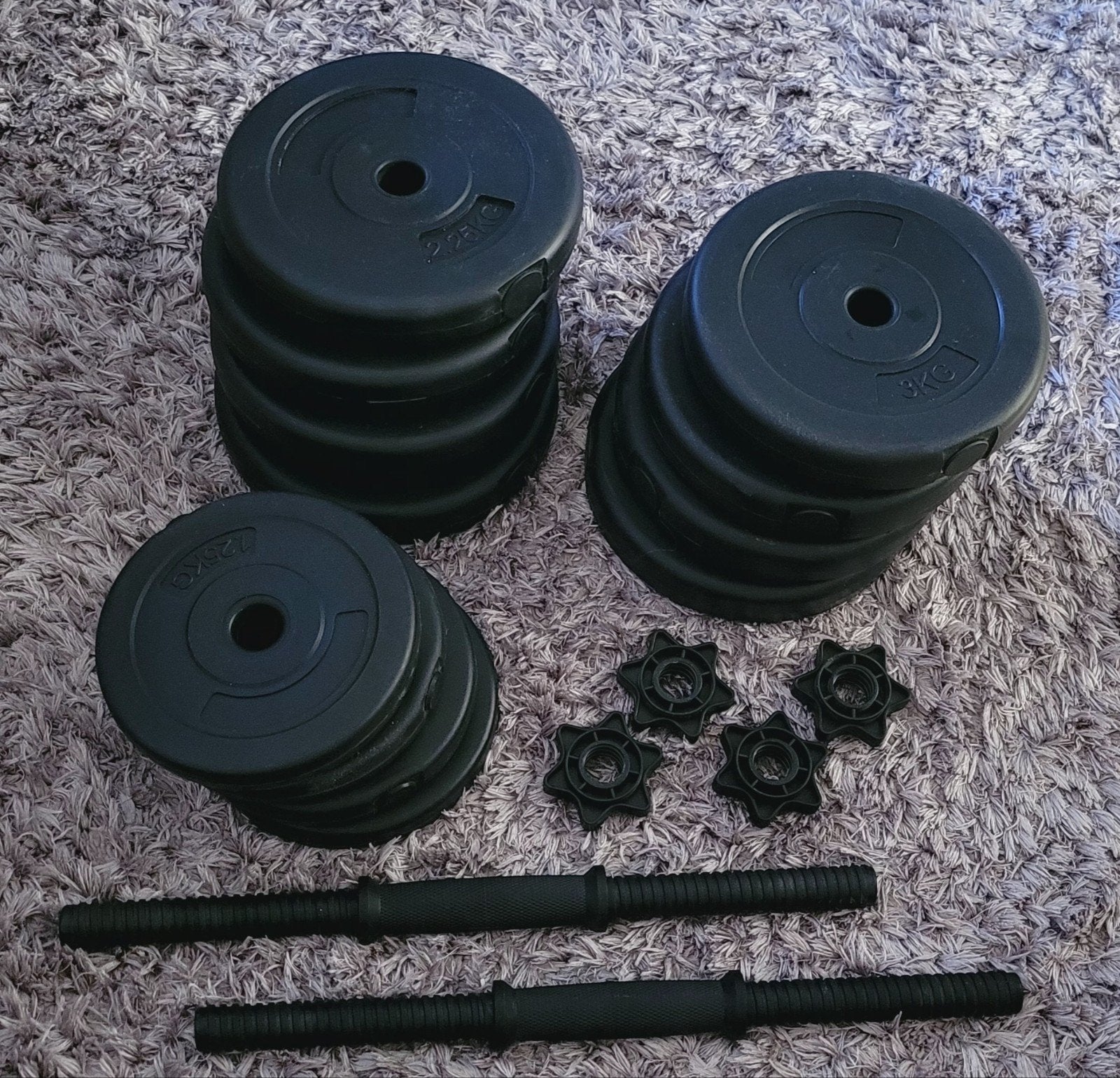 Dumbells met platen, Ophalen, Dumbbell