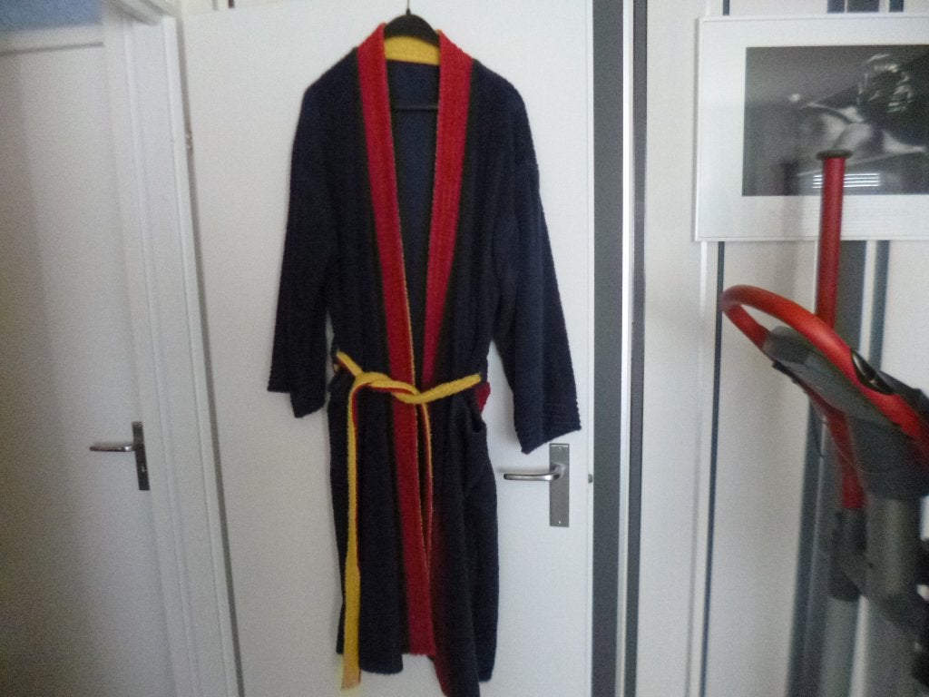 Heren badjas, Ophalen of Verzenden, Zo goed als nieuw, Maat 52/54 (L), Onbekend