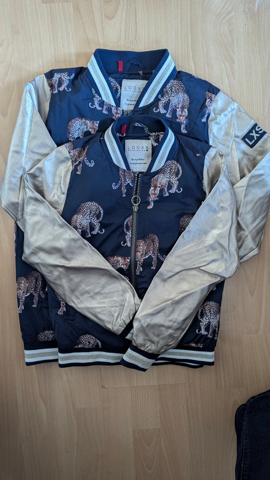 Looxs Revolution Bomberjacks  met luiipaardprint (2 stuks), Ophalen of Verzenden, Zo goed als nieuw, Looxs Revolution, Meisje
