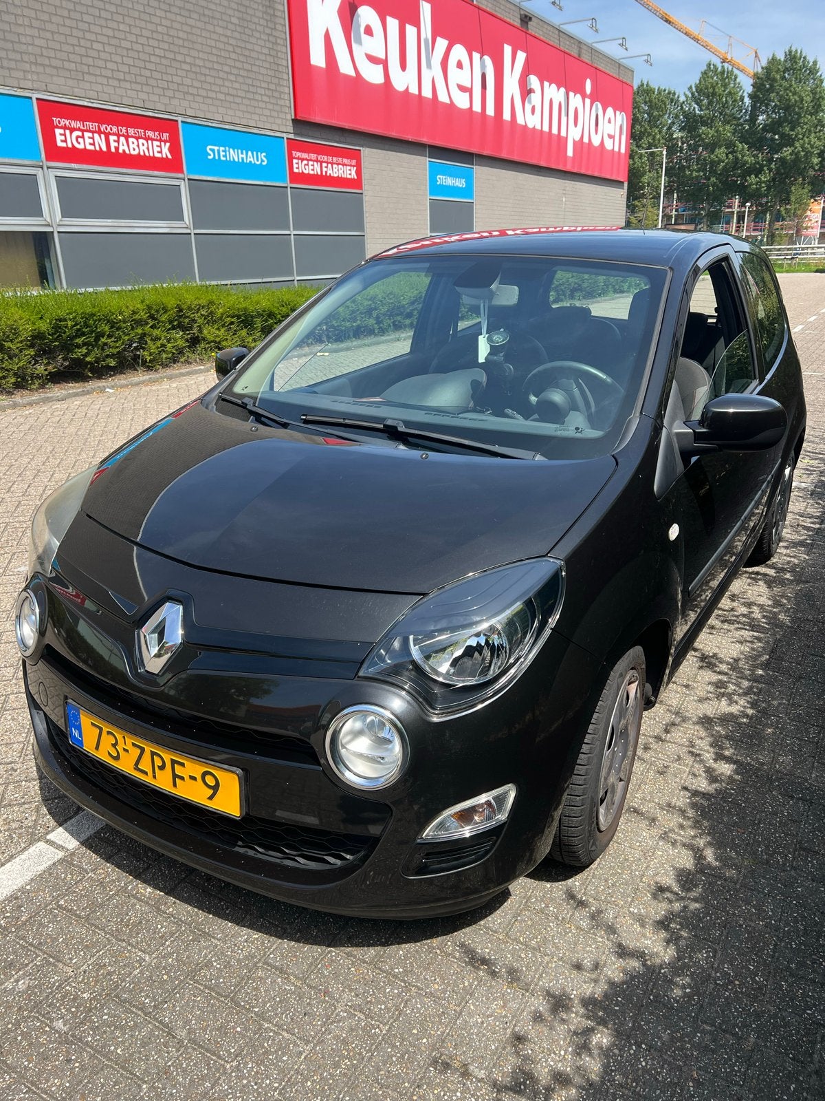 Renault Twingo1.2 2013 Zwart Airco Cruise Control APK 05-‘27, Auto's, Renault, Voorwielaandrijving, 839 kg, Twingo, 74 pk