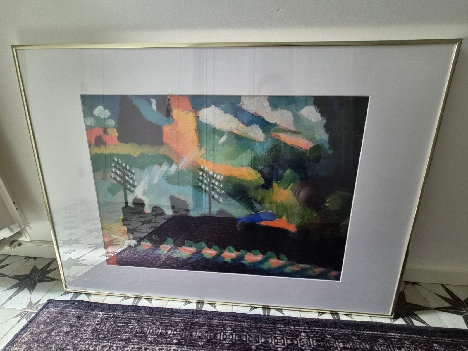 Desenio poster met passe-partout, Huis en Inrichting, Woonaccessoires | Lijsten, Ophalen, Met passe-partout, Zo goed als nieuw