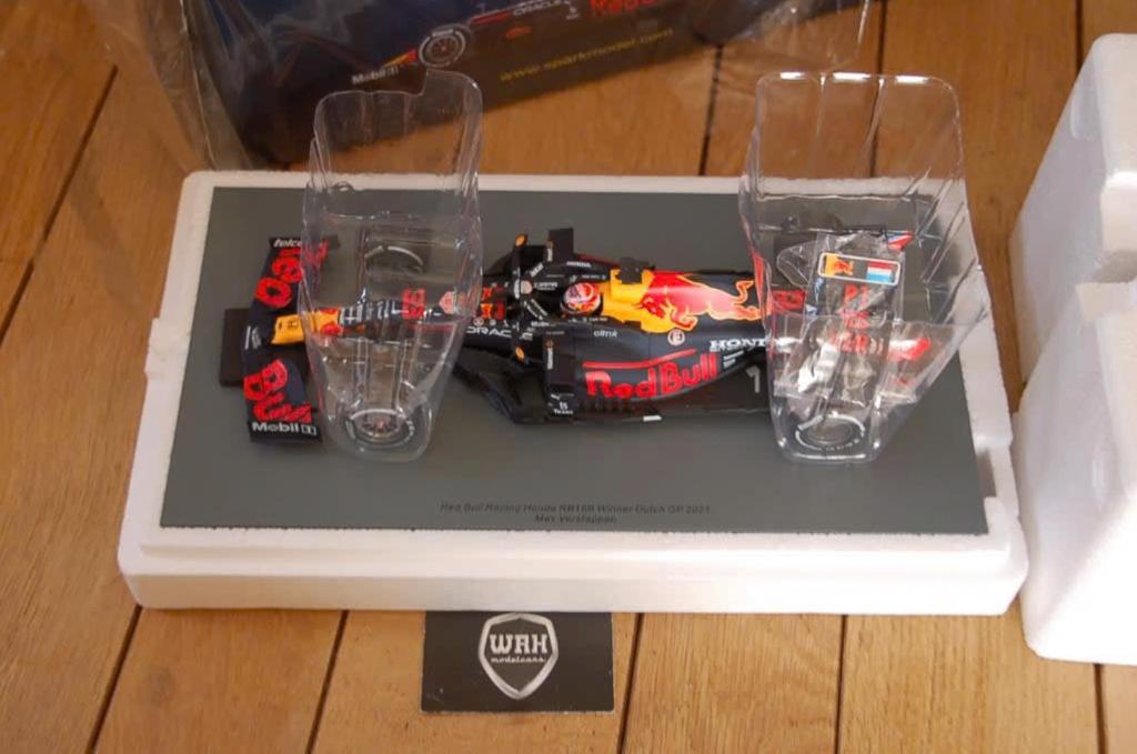 1:18 F1 RED BULL RB16B MAX VERSTAPPEN GP Dutch Spark WRH, Verzenden, Zo goed als nieuw, Auto, Overige merken