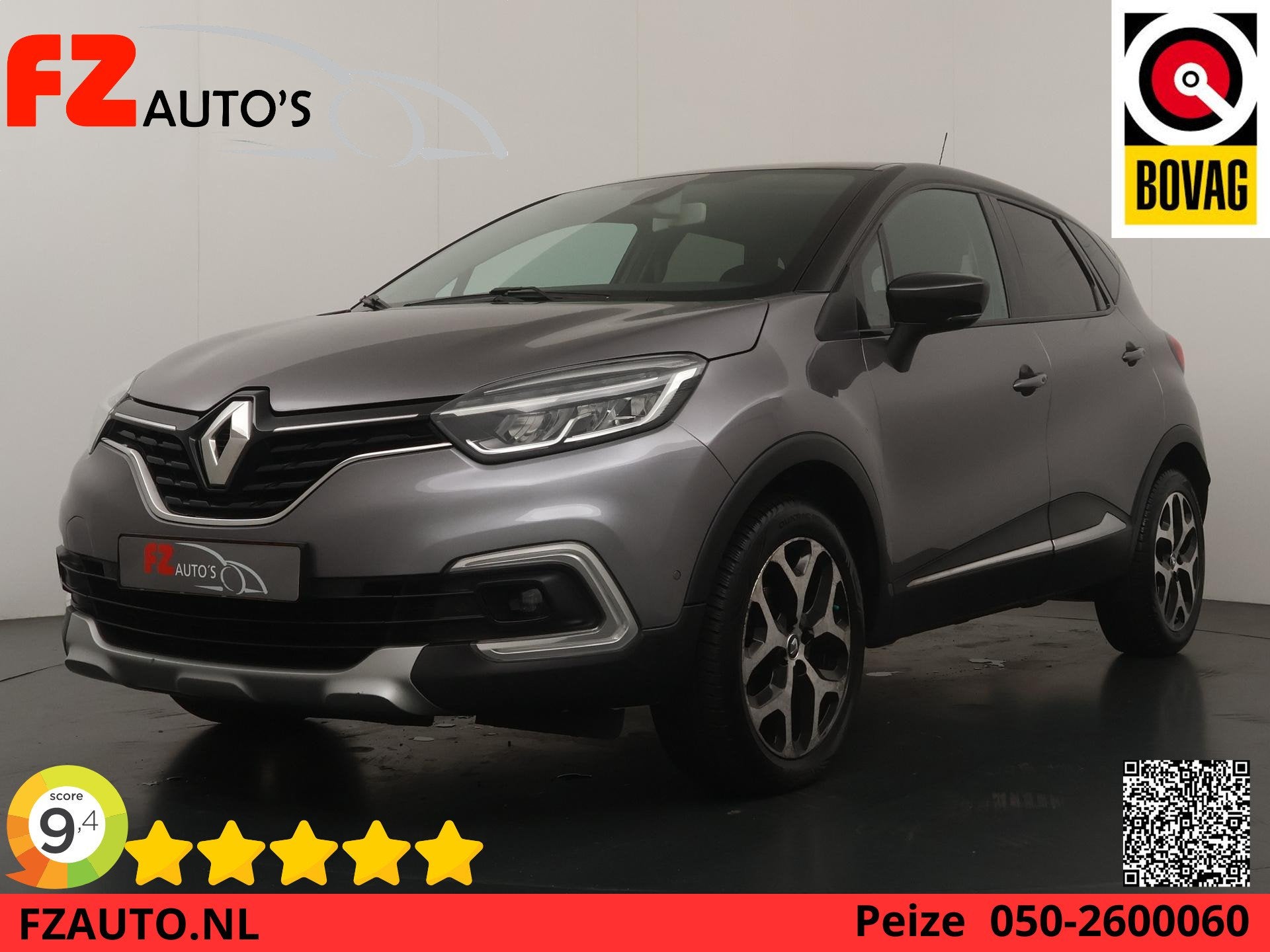 Renault Captur 0.9 TCe Intens - Navigatie - Cruise Control -, Auto's, 898 cc, Stof, Gebruikt, Euro 6