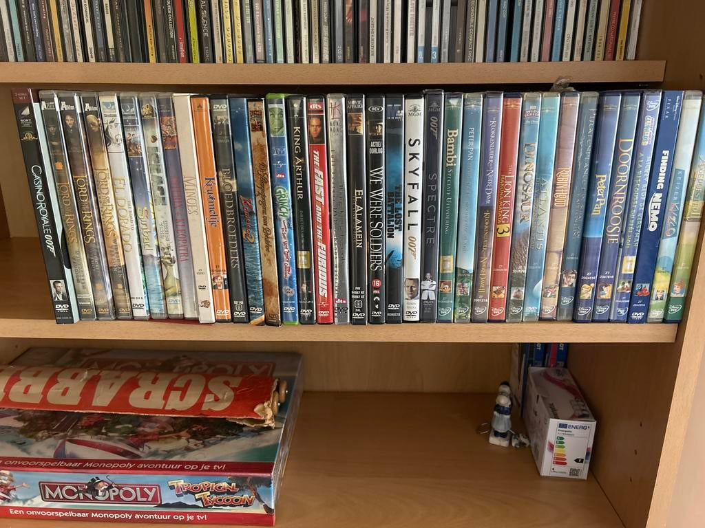 Grote DVD collectie: Disney, James Bond, Lord of the Rings, Alle leeftijden, Ophalen, Gebruikt, Overige genres