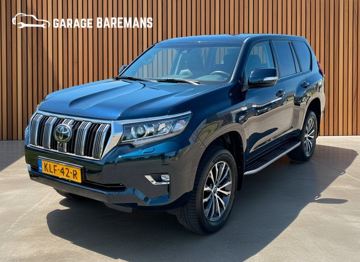 Toyota Land Cruiser 2.8 D-4D Professional 5p. 7100KM!, Auto's, Gebruikt, Blauw, 3000 kg, Leder