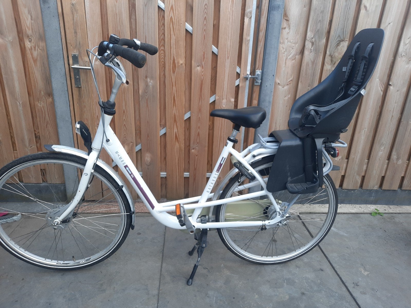 moederfiets met zitjes Batavus Mambo 28 inch 53 cm 7 versnel, Ophalen, 2 zitjes, 53 tot 56 cm, Versnellingen