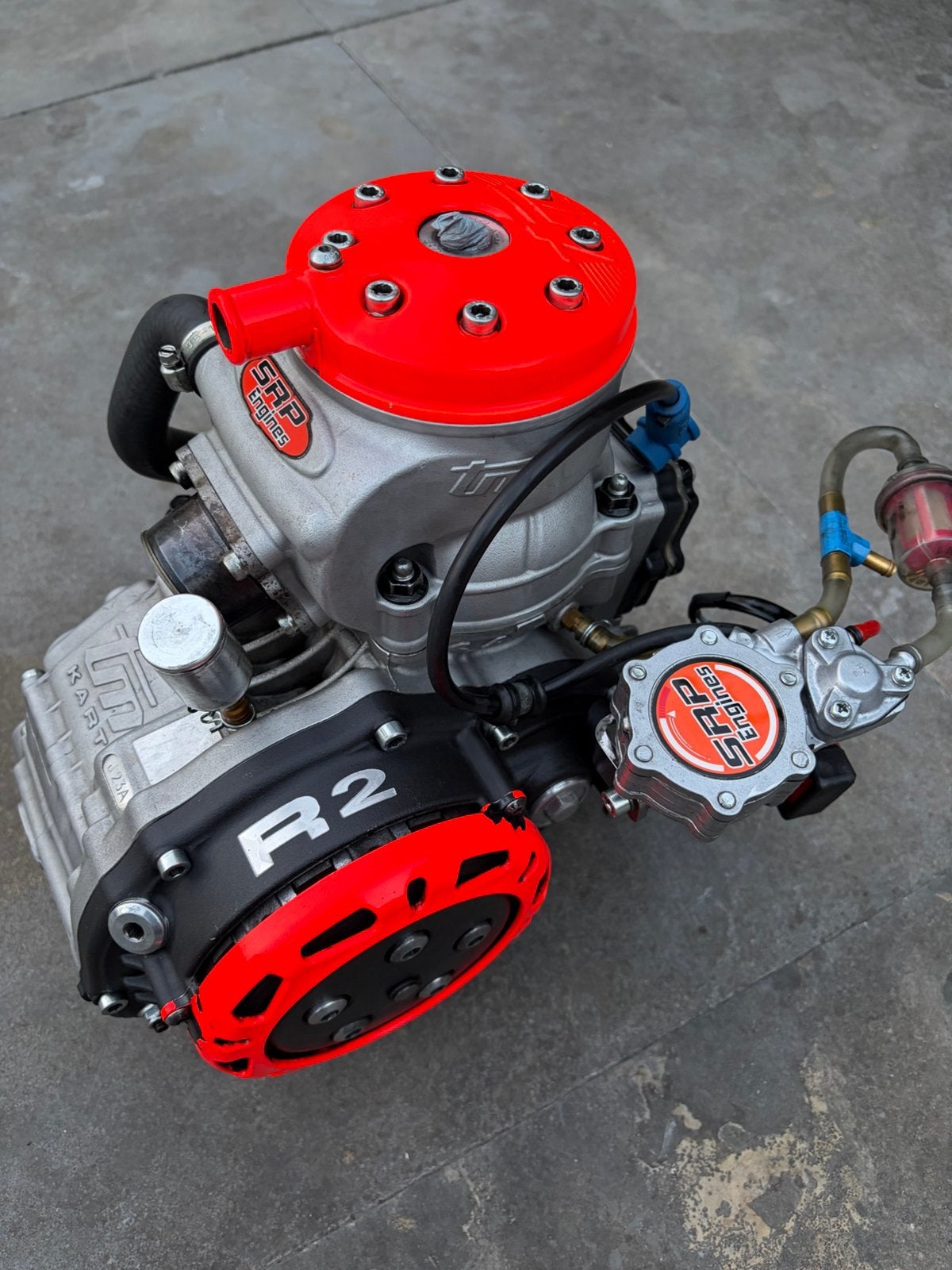 KZ 2 motor TM-R2 / SRP tuning geheel compleet, Ophalen, Gebruikt, Kart