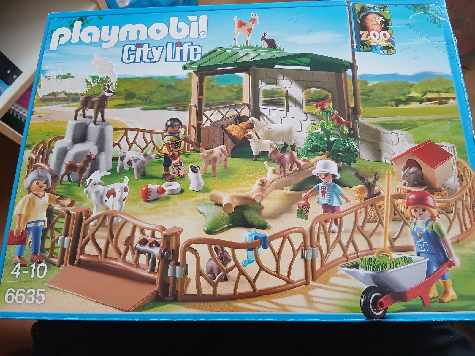 Playmobil City Life 6635 - Dierenverblijf Zoo, Gebouw, Complete set, Ophalen of Verzenden, Zo goed als nieuw