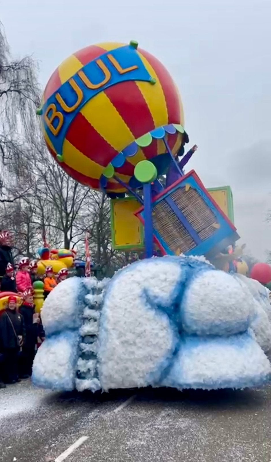 Luchtballon carnaval carnavakswagen loopgroep optocht, Ophalen, Gebruikt, Feestartikel, Carnaval