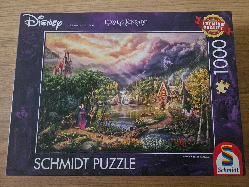 Snow White and the Queen Schmidt Disney legpuzzel, Ophalen, 500 t/m 1500 stukjes, Zo goed als nieuw, Legpuzzel