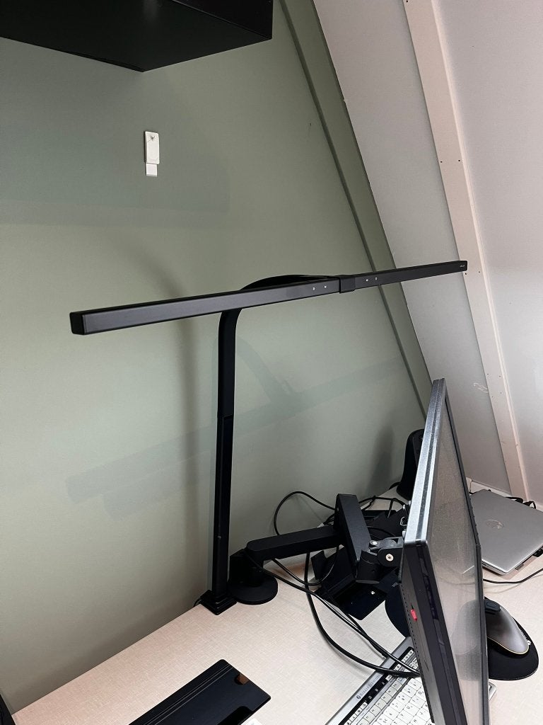 Unilux Ergonomische Bureaulamp LED instelbare kleurtemp., Ophalen of Verzenden, Zo goed als nieuw, Overige materialen