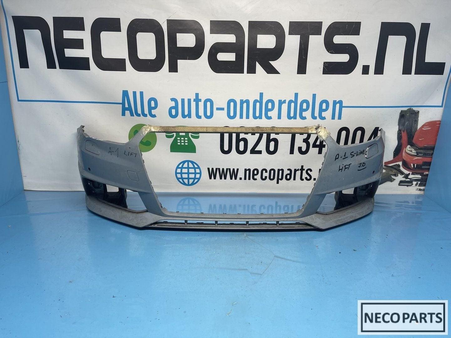 VOORBUMPER AUDI A1 8X S-LINE FACELIFT BUMPER ORIGINEEL!!!, Auto-onderdelen, Verlichting, Gebruikt, -, -, -