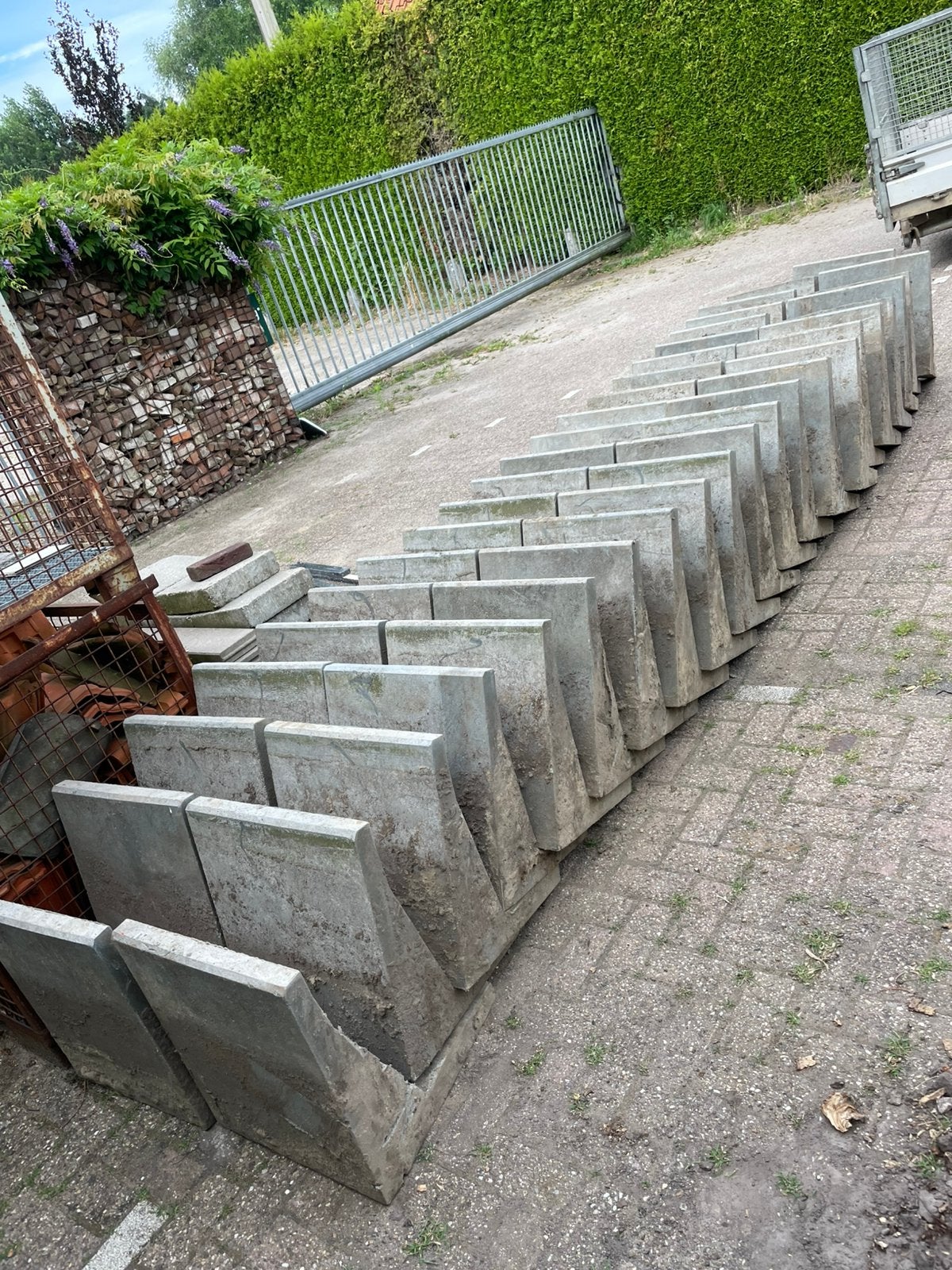Hard kunststof keerwanden, Ophalen, Gebruikt, Minder dan 25 mm, Plank