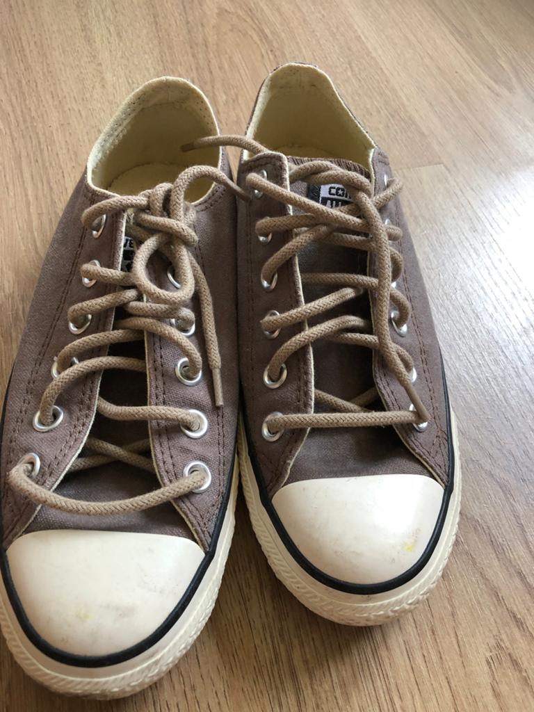 Converse all starts taupe 5 37,5, Kleding | Dames, Overige kleuren, Ophalen of Verzenden, X, Sneakers of Gympen