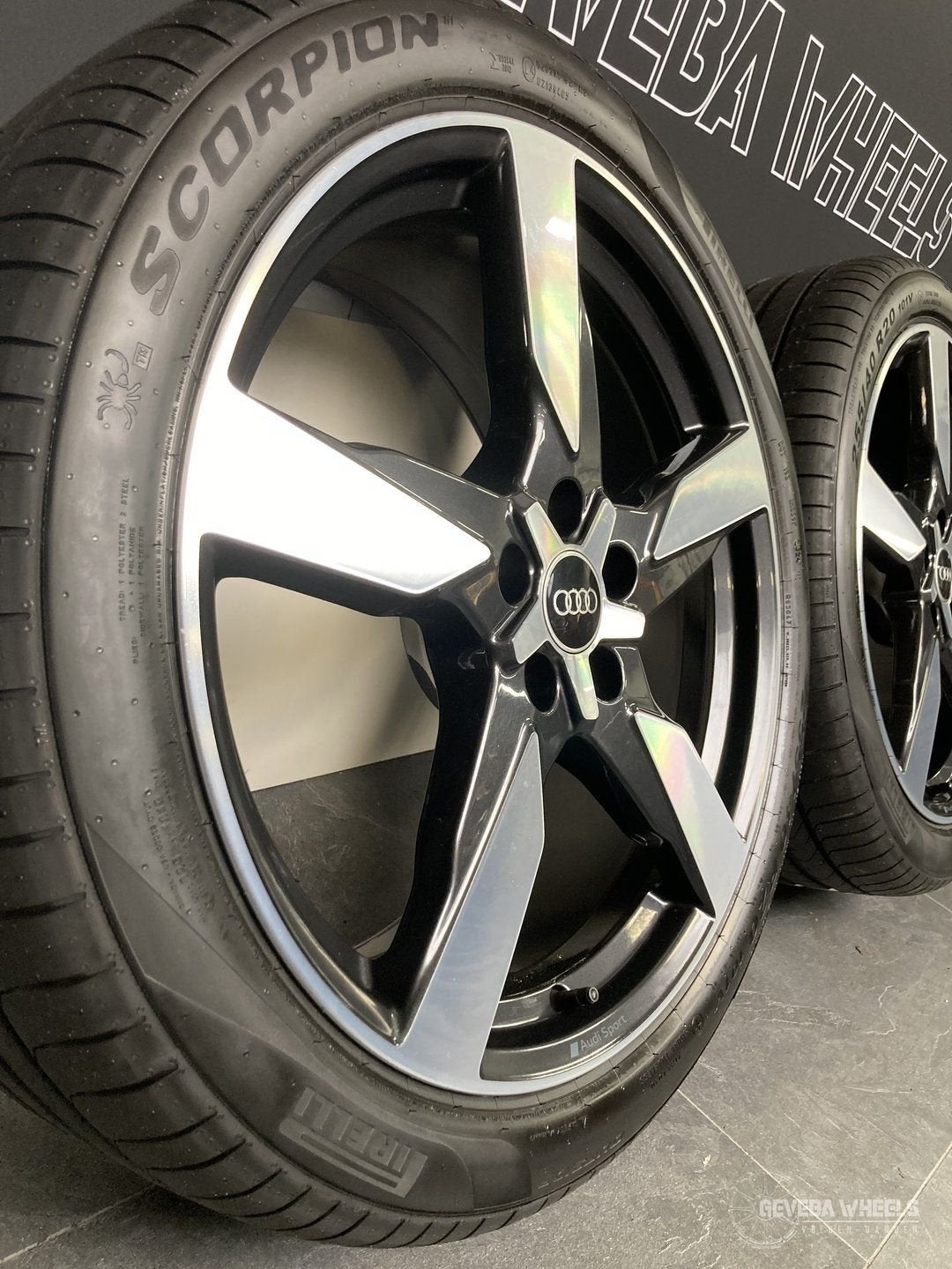 20” originele Audi A6 C8 velgen + demo banden 5x112 4K060102, Auto-onderdelen, Banden en Velgen, Gebruikt, 255 mm, -, -