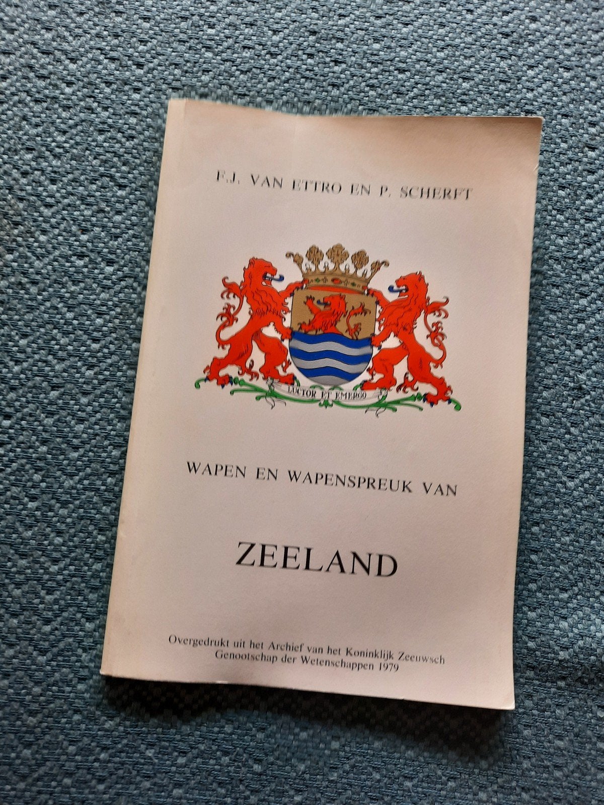 Wapens en Wapenspreuk van Zeeland - Geïllustreerd, Ophalen of Verzenden