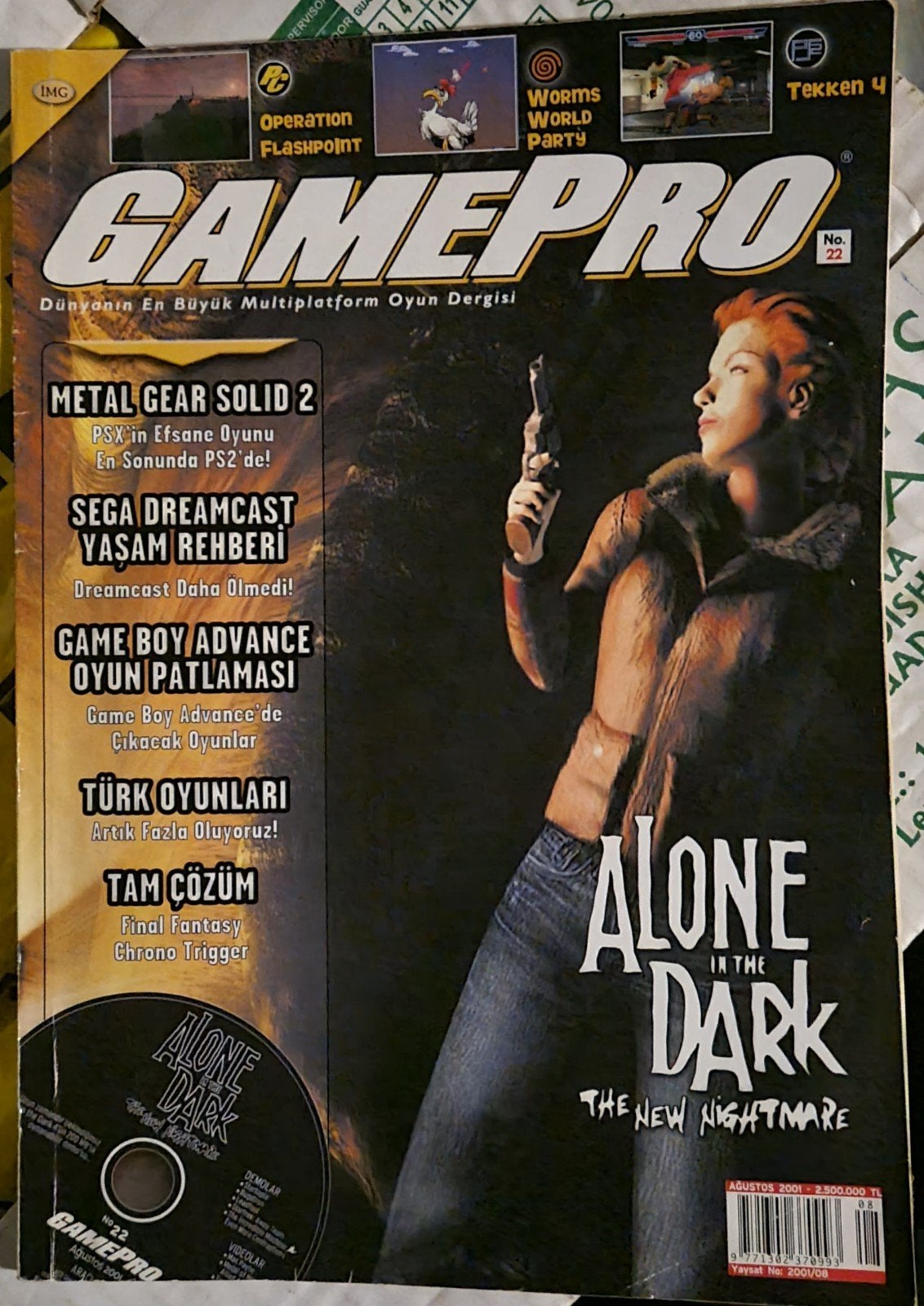 Gamepro Turkse Editie Augustus 2001 - Zeldzaam!, Boeken, Tijdschriften en Kranten, Ophalen of Verzenden, Muziek, Film of Tv