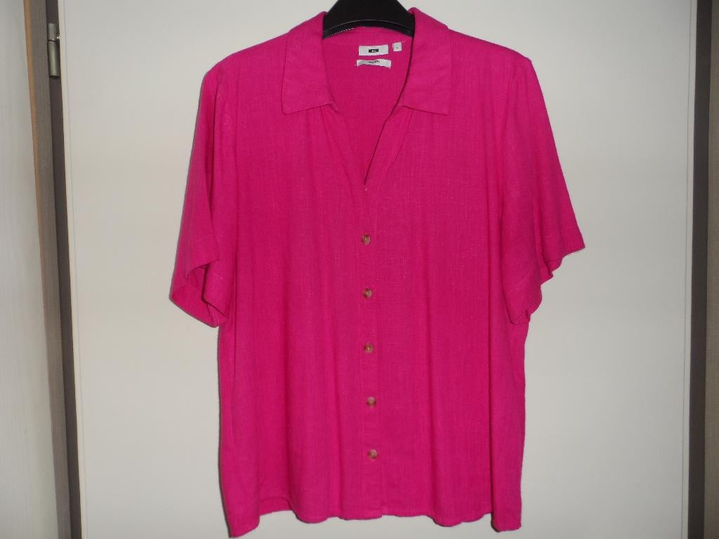ROZE BLOUSE, Ophalen of Verzenden, Zo goed als nieuw, Maat 42/44 (L), Roze