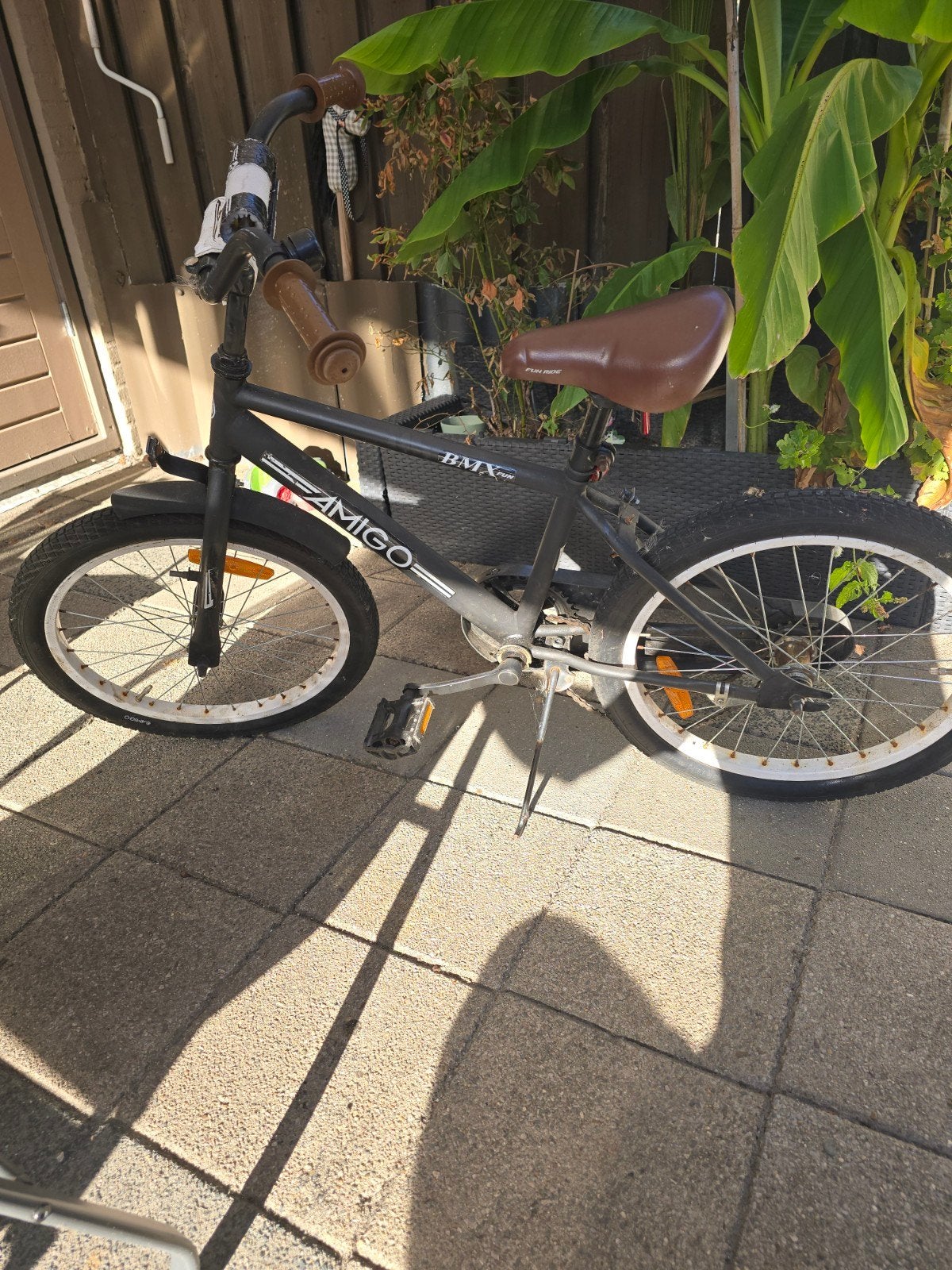 Amigo BMX kinderfiets - Zwart, 20 inch, Fietsen en Brommers, Ophalen, Gebruikt, Terugtraprem, Overige merken