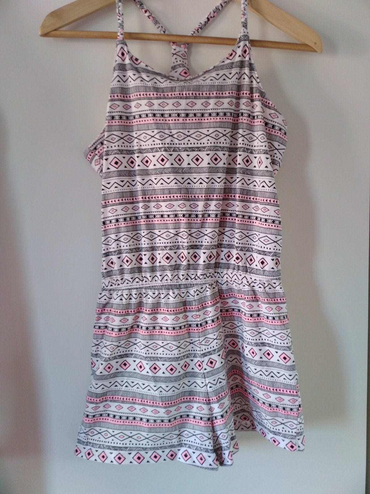 leuke korte jumpsuit maat 152, Kinderen en Baby's, Kinderkleding | Maat 152, Ophalen of Verzenden, Gebruikt, Meisje, Broek