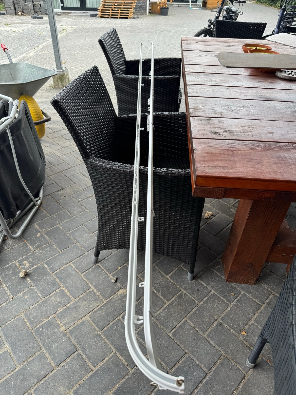 Gordijnrails 3 meter, Ophalen, Nieuw, Overige typen, Metaal