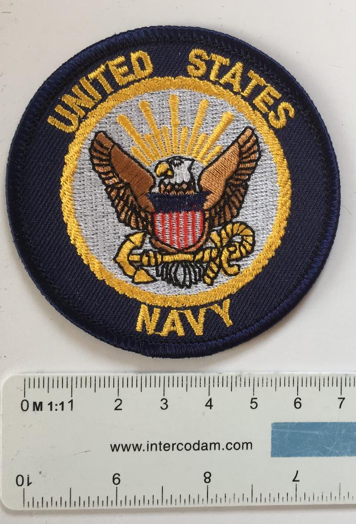 Badge / Patch Amerikaanse Marine - United States Navy, Verzenden, Marine, Amerika, Embleem of Badge