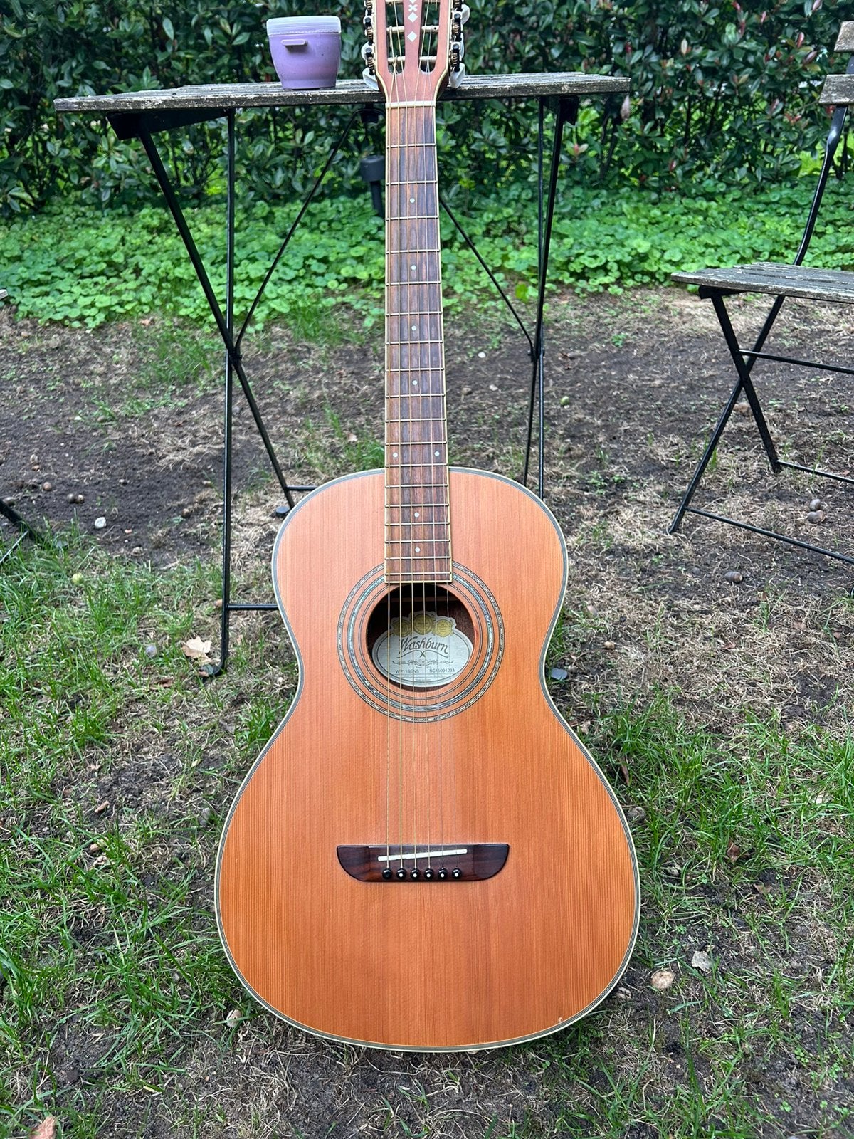 Parlor gitaar Washburn, Ophalen of Verzenden, Western- of Steelstringgitaar