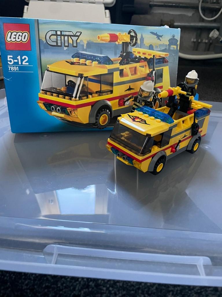 LEGO City Brandweerwagen 7891, Ophalen of Verzenden, Gebruikt, Complete set, Lego