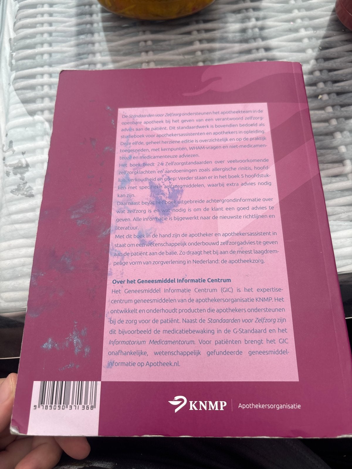 KNMP Standaarden voor Zelfzorg - Geneesmiddel Informatie, Boeken, Ophalen, Beta, Zo goed als nieuw, HBO