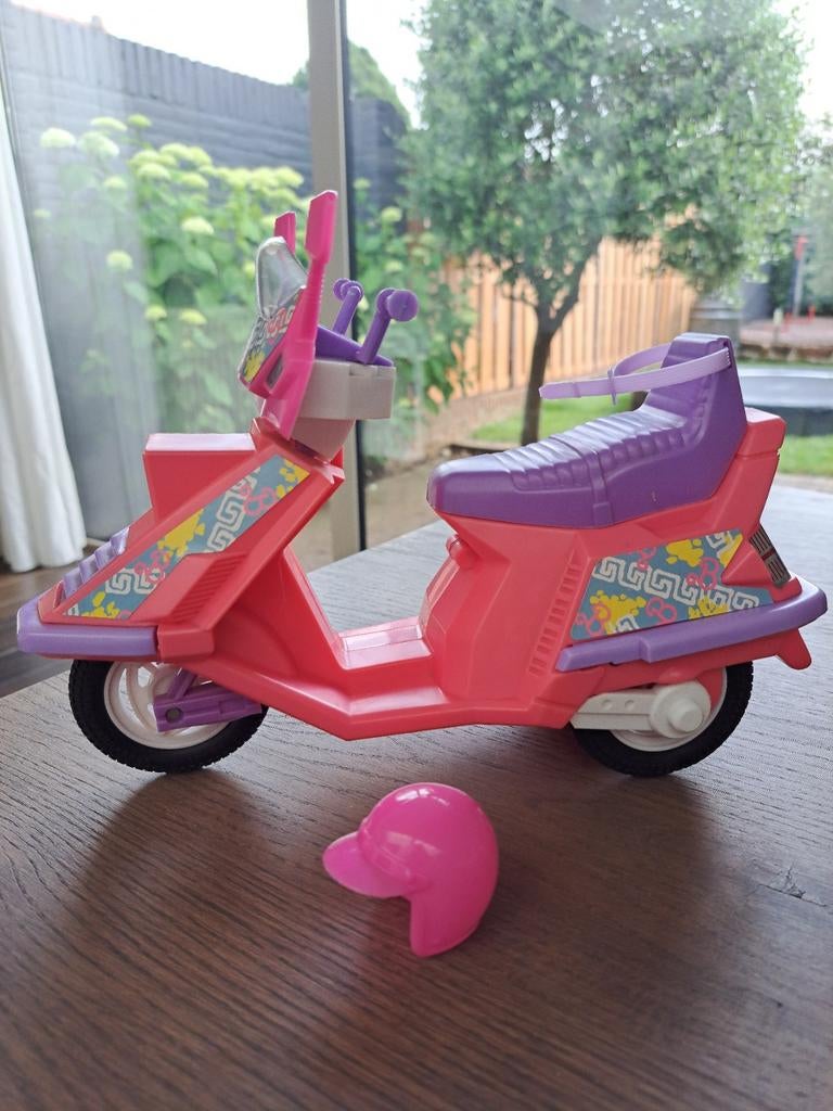Vintage Barbie 1989 - Around Town Scooter, Ophalen of Verzenden, Zo goed als nieuw, Accessoires