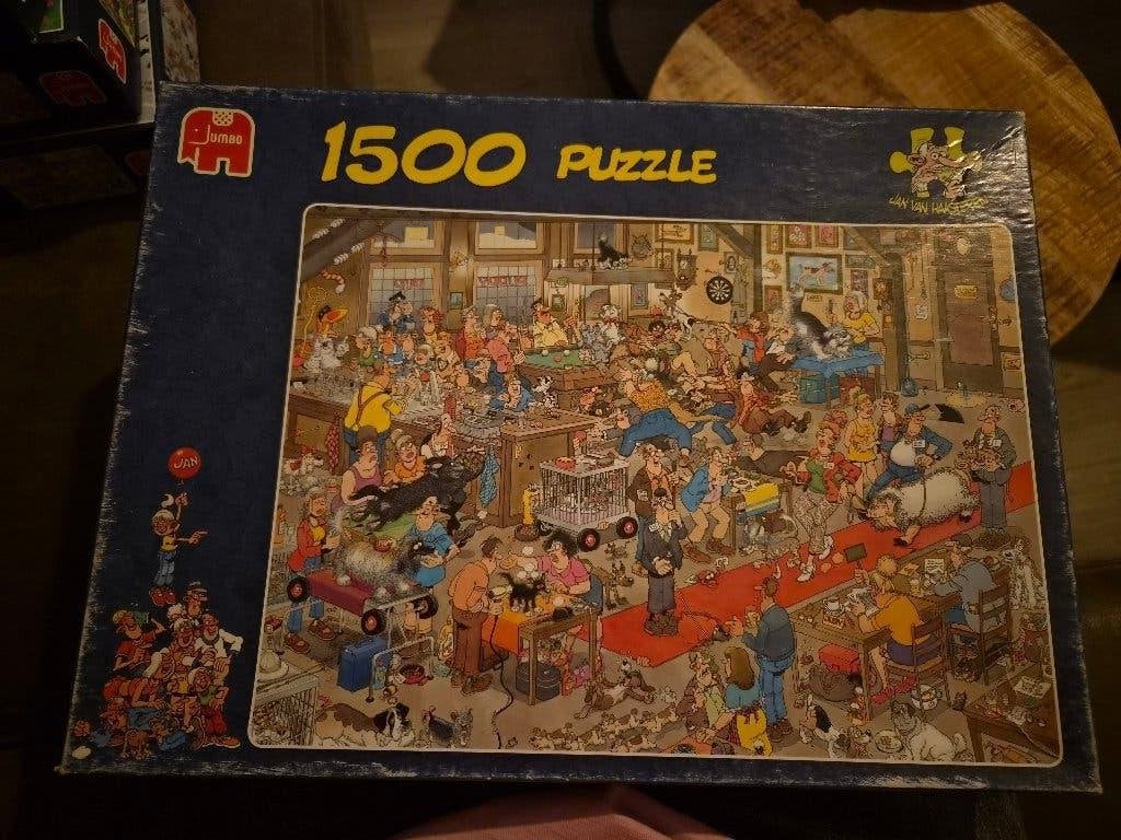 Jan van haasteren, Ophalen of Verzenden, 500 t/m 1500 stukjes, Gebruikt, Legpuzzel