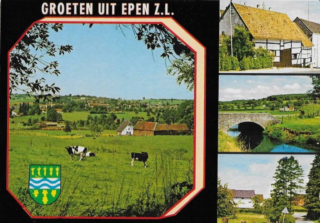 Epen Limburg gelopen ansichtkaart ( 763 ), Ophalen of Verzenden, 1980 tot heden, Gelopen, Limburg