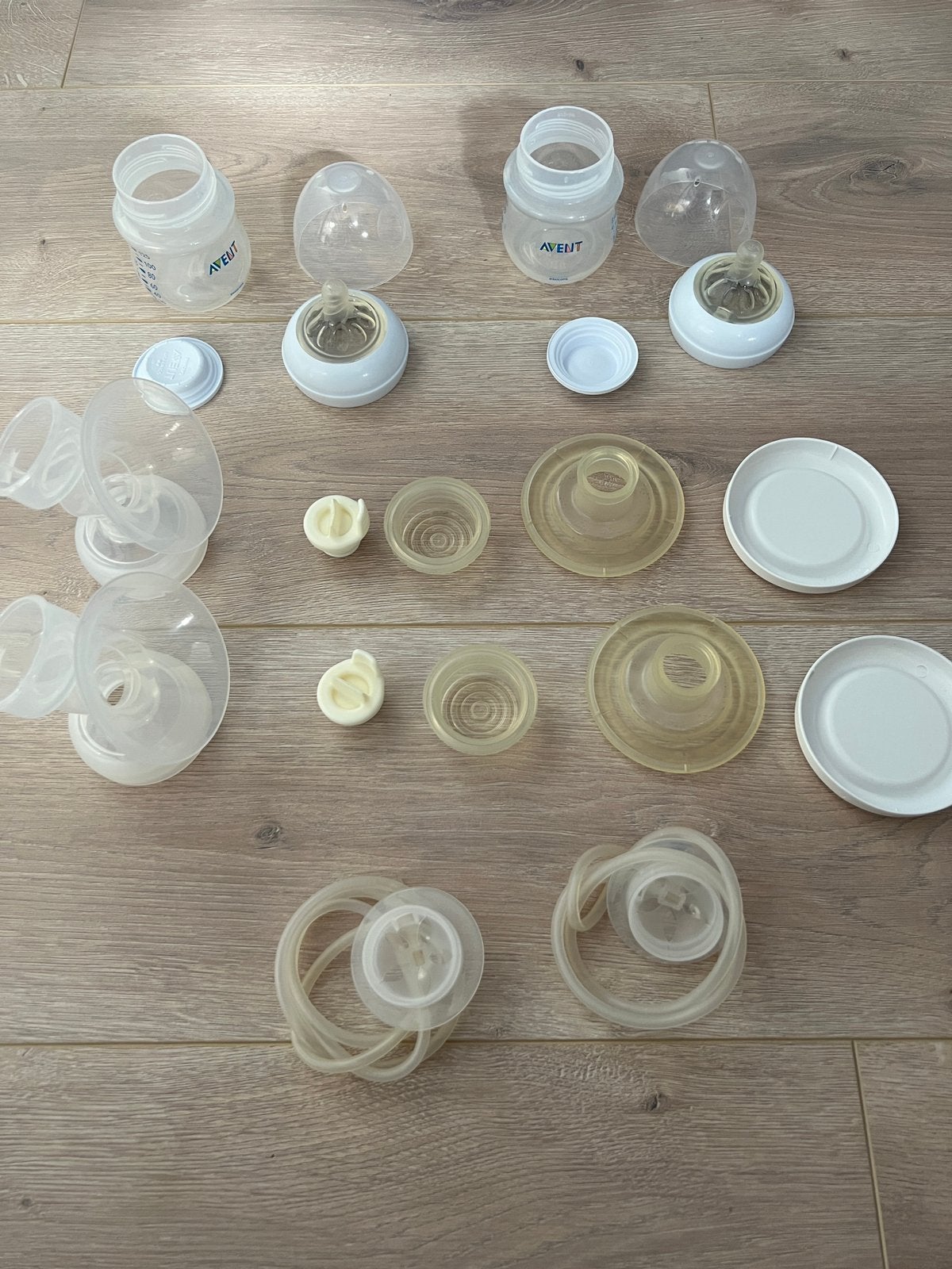 014 - Philips Avent SCF398 borstkolf + Dr. Browns flessen, Gebruikt, Borstkolf, Inclusief tas, Philips Avent