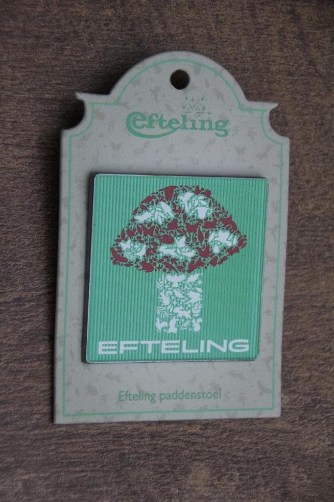 efteling pin efteling paddenstoel 2025, Ophalen of Verzenden, Nieuw, Button of Speldje