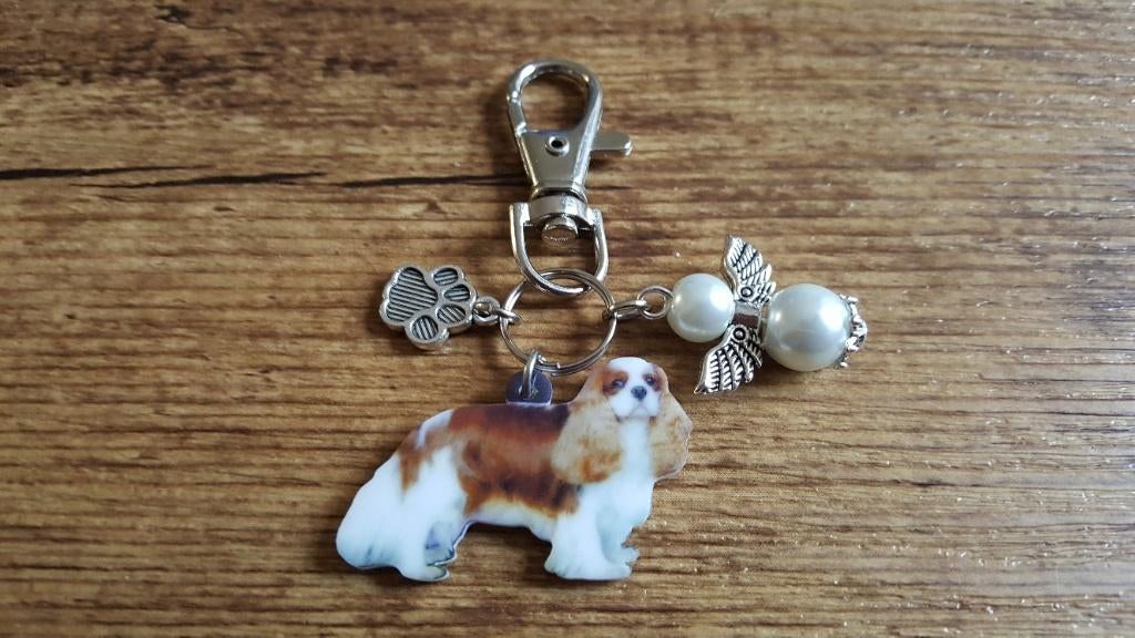 Tashanger Cavalier king charles spaniël beschermengeltje, Sieraden, Tassen en Uiterlijk, Tassen | Damestassen, Nieuw, Handtas