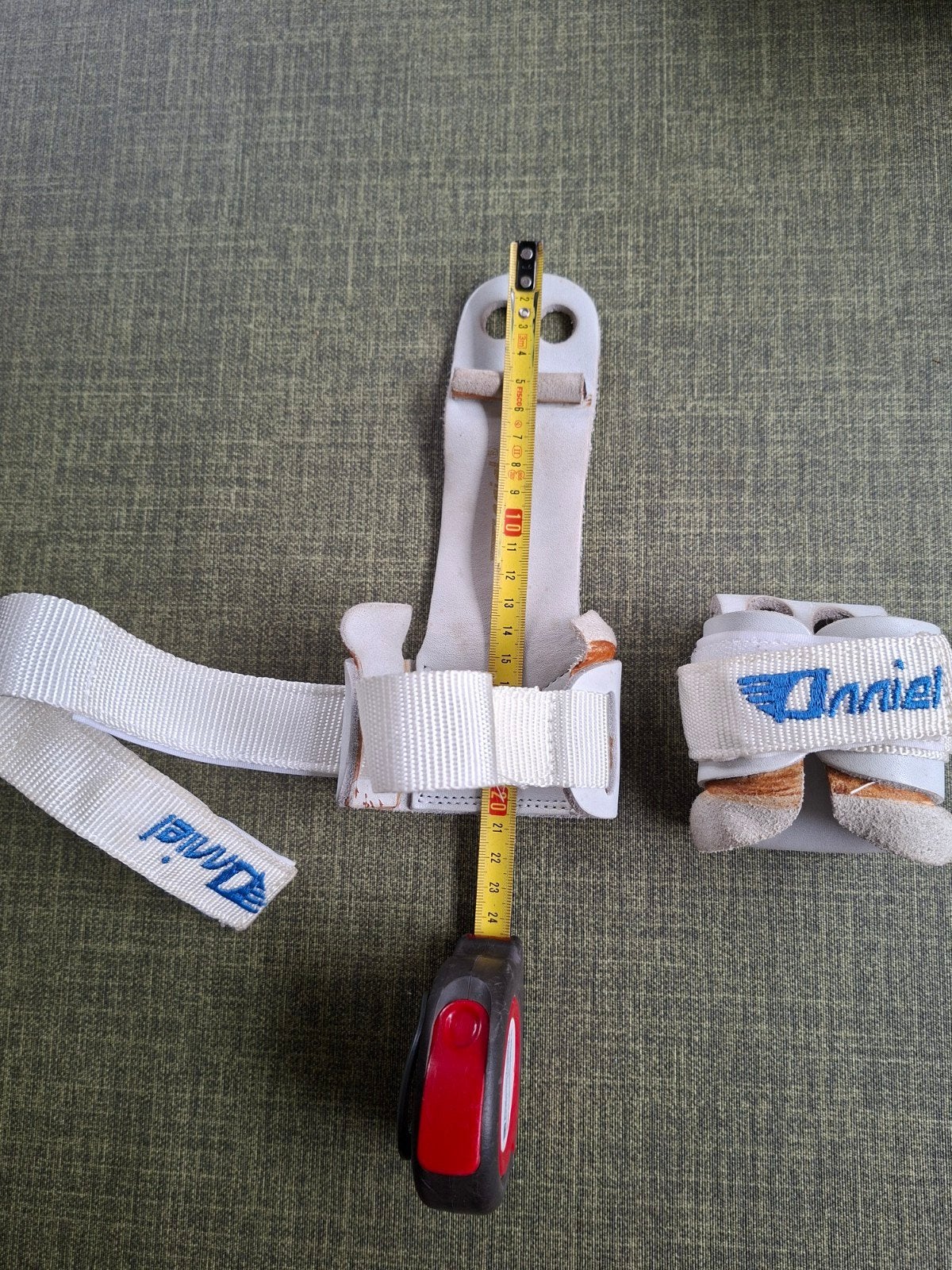 Turnleertjes Anniel - Maat 20 cm, Ophalen of Verzenden, Gebruikt, Wit, Materiaal