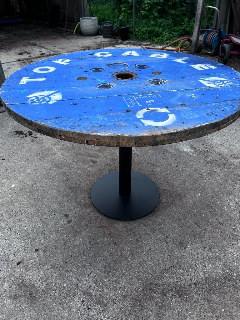 Statafels tafel hout rond Statafels, Huis en Inrichting, Tafels | Statafels, Ophalen